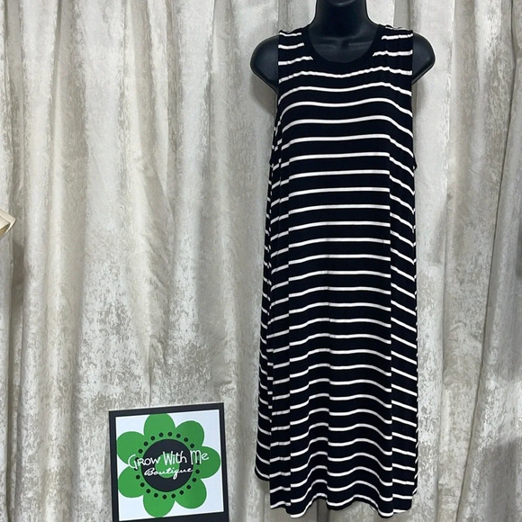 Time & tru stripped pocket dress XXL - Picture 1 of 7